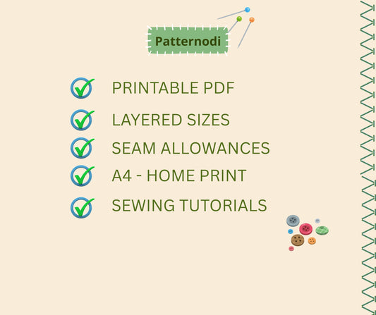 Baby Dungarees PDF Pattern | Toddler Overalls Sewing | Unisex Kids Jumpsuit A4 File